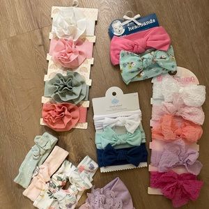 Headband bows baby girl. Various sizes and colors